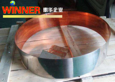 Nickel Composite Copper Metal Strips , Intermittent Nickel Plated Copper Strip