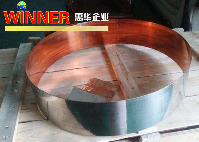 Nickel Composite Copper Metal Strips , Intermittent Nickel Plated Copper Strip